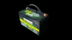 Kedron 12v LiFePO4 100AH *CLEARANCE* -camping shop 100AHSide1 61f24b0b e174 4517 9dd4 142f94e4f4ae