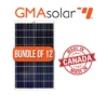 Bundle Of 12 - 150 Watt Poly GMA Solar Panel -camping shop 150wGMA Bo12 01
