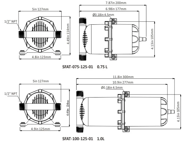 SEAFLO 1L Accumulator Tank 7 SEAFLO 1L Accumulator Tank - Image 5