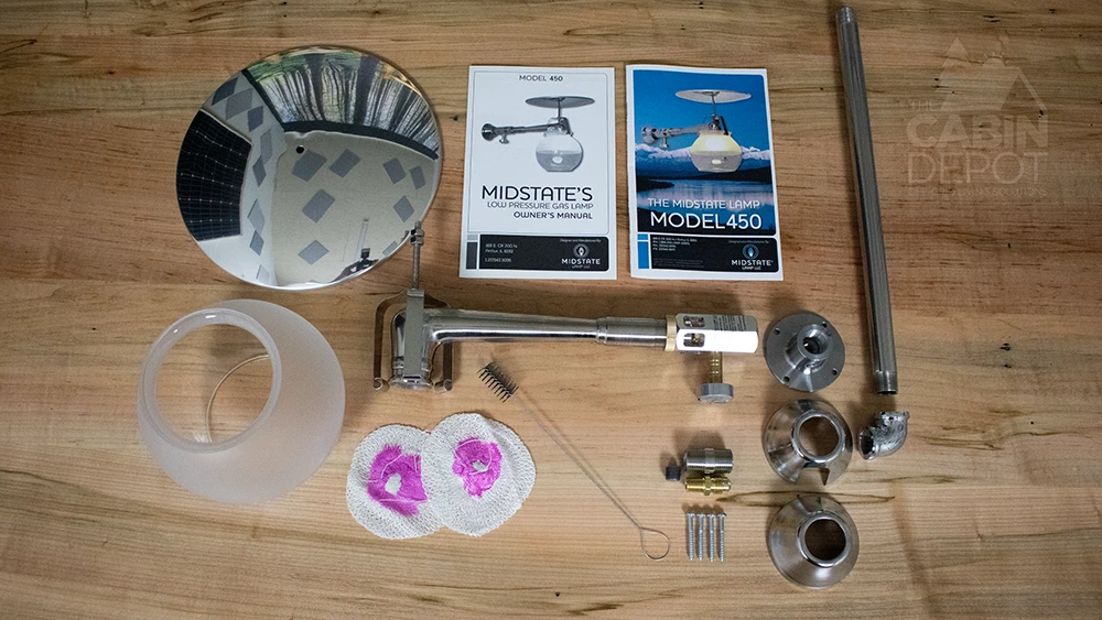 Midstate Model 450 Propane Lamp - Ceiling Mount 4 Midstate Model 450 Propane Lamp - Ceiling Mount - Image 2