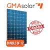 Bundle Of 12 - 300 Watt Mono GMA Solar Panel -camping shop 300wGMA Bo12 01