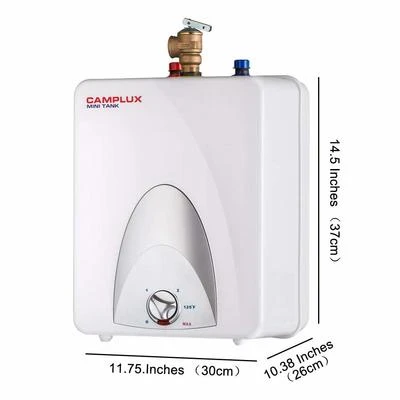 Camplux 2.5-Gallon Mini Tank Electric Water Heater 4 Camplux 2.5-Gallon Mini Tank Electric Water Heater - Image 2