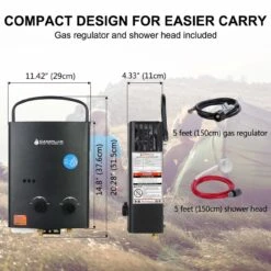 Camplux 5L Portable Tankless Water Heater (CSA Certified For Outdoor Use) -camping shop 5 00070.1570436076