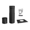6''Ø Black Single Wall Pipe Kit - To The Ceiling -camping shop 6 black pipe kit to the ceiling sp00370
