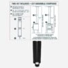 6" Vortex To-The-Ceiling Double Wall Pipe Kit 1 6" Vortex To-The-Ceiling Double Wall Pipe Kit -camping shop 6 vortex to the ceiling double wall pipe kit vodbktc06