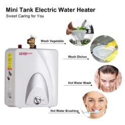 Camplux 2.5-Gallon Mini Tank Electric Water Heater 12 Camplux 2.5-Gallon Mini Tank Electric Water Heater -camping shop 61SwbL8U86L. SL1001 42621.1537457635