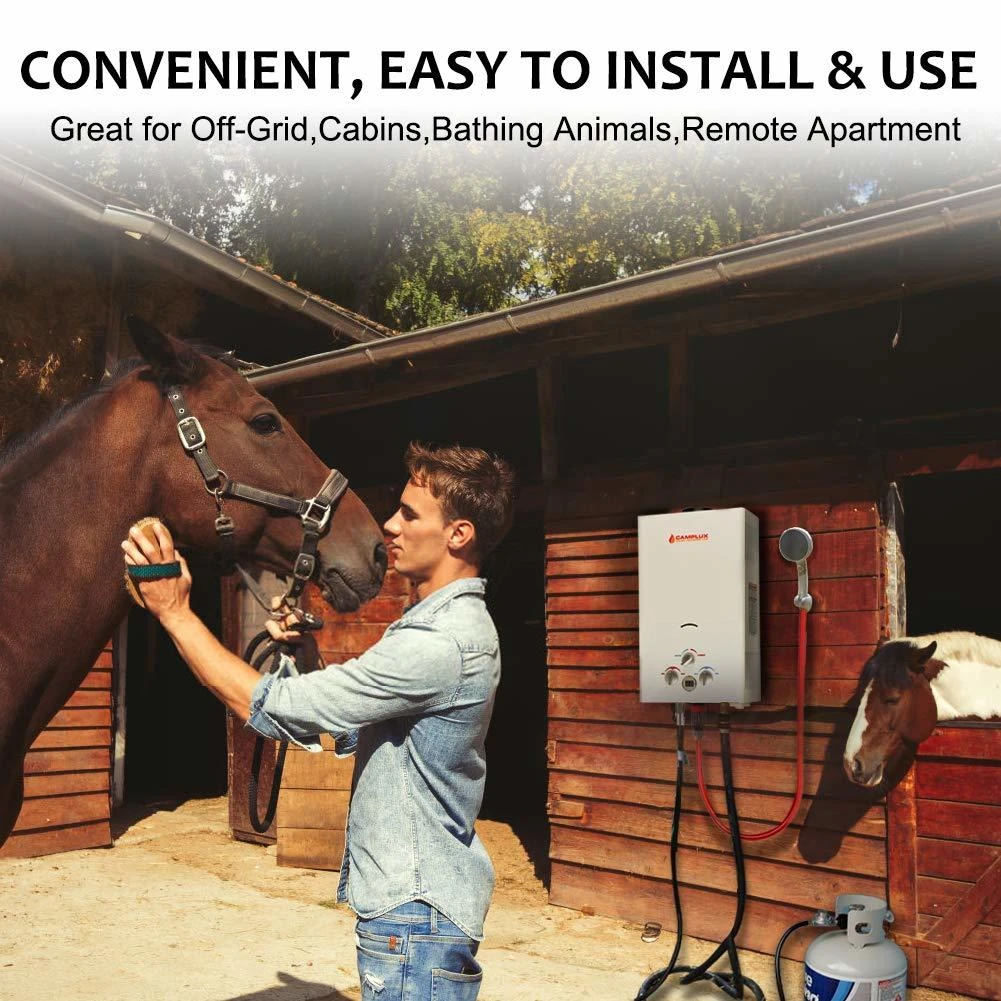 Camplux 8L Propane Gas Outdoor Tankless Water Heater 7 Camplux 8L Propane Gas Outdoor Tankless Water Heater - Image 5