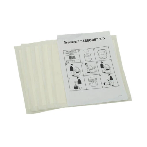 Separett Absorb Pads - 5 Pack -camping shop Absorb Pads