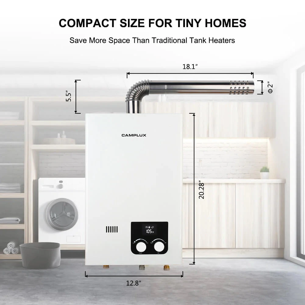 Camplux 10L High Capacity Indoor Tankless Water Heater 7 Camplux 10L High Capacity Indoor Tankless Water Heater - Image 5