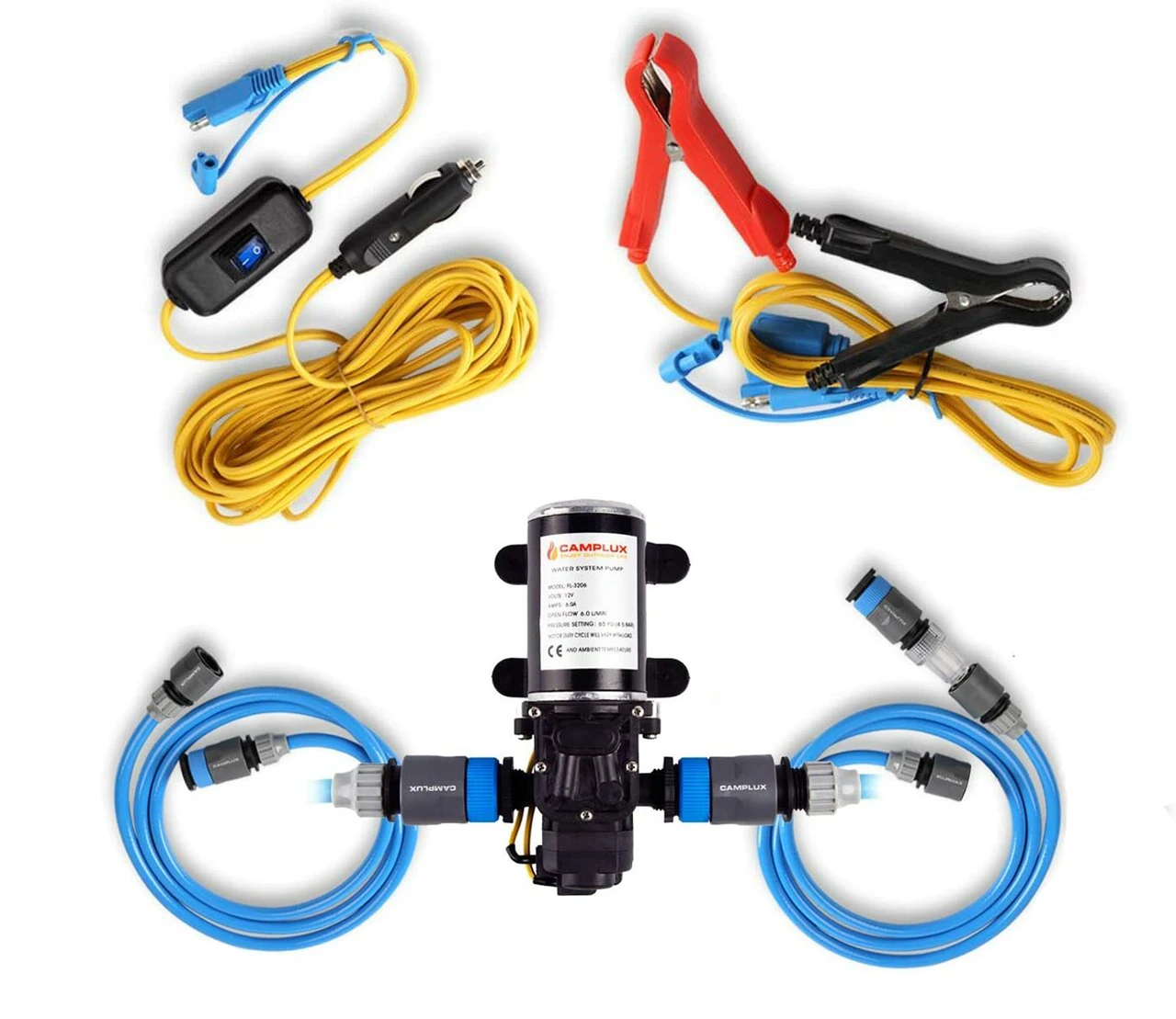 Camplux JK-3206P 12V Water Pump Kit 3 Camplux JK-3206P 12V Water Pump Kit