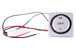 12V DC Light Switch With Dimmer -camping shop Dimmer Grey Front