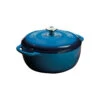 Lodge - 6 Quart Blue Enameled Cast Iron Dutch Ovem -camping shop EC6D33