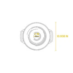 Lodge - 6 Quart Blue Enameled Cast Iron Dutch Ovem -camping shop EC6DXX ProductIllustrationMeasurements Formatted WORKING Artboard3 1