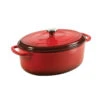 Lodge - 7 Quart Oval Enameled Cast Iron Dutch Oven 1 Lodge - 7 Quart Oval Enameled Cast Iron Dutch Oven -camping shop EC7OD43