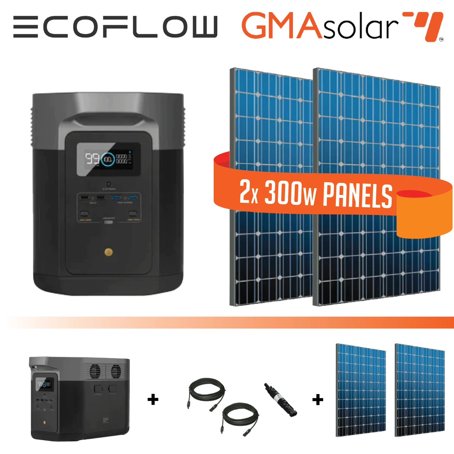 EcoFlow DELTA Max Portable Power Station Bundle 3 EcoFlow DELTA Max Portable Power Station Bundle
