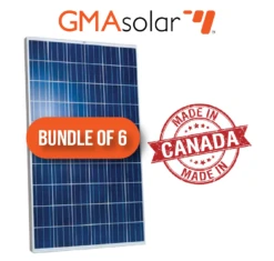 Bundle Of 6 - 270 Watt Poly GMA Solar Panel