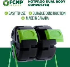 FCMP Outdoor HOTFROG Dual Body Tumbling Composter -camping shop HotFrog2