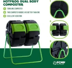 FCMP Outdoor HOTFROG Dual Body Tumbling Composter -camping shop HotFrog3