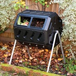 IM4000 Dual Chamber Tumbling Composter -camping shop IM40004