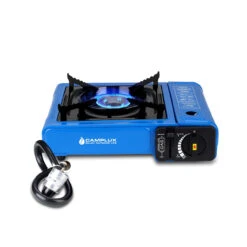 Camplux Dual Fuel (Propane & Butane) Portable Outdoor Camping Gas Stove, Single Burner With Carry Case -camping shop JK 5310L 84668.1600418161