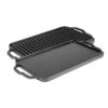 Lodge - 19.5 X 10 Inch Cast Iron Double Burner Reversible Grill/Griddle -camping shop LCDRG