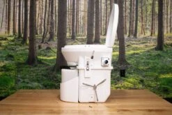 Nature's Head Composting Toilet -camping shop NH Profile FootSpiderHandle
