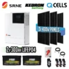 SRNE 3000 Watt 24V / 120V / Kedron 7.2KWH LifePo Solar Kit 1 SRNE 3000 Watt 24V / 120V / Kedron 7.2KWH LifePo Solar Kit -camping shop SRNE3000Watt24V 120V Kedron7.2KWHLifePoSolarKit 01