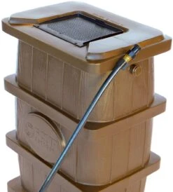 Wood Grain Rain Barrel WG4000-BRN -camping shop WG40002