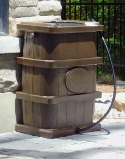 Wood Grain Rain Barrel WG4000-BRN -camping shop WG40006