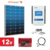 100 Watt 12V Canadian Solar Kit With Rolls LiFePO4 1280WH Battery