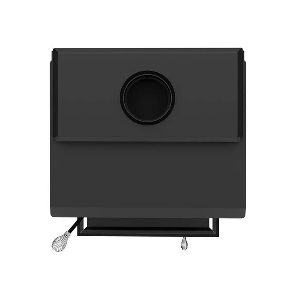 Drolet Escape 1800 Wood Stove On Legs - Brushed Nickel Door 6 Drolet Escape 1800 Wood Stove On Legs - Brushed Nickel Door - Image 4