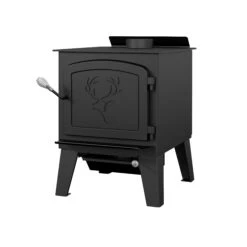 Drolet Black Stag II Wood Stove 11 Drolet Black Stag II Wood Stove -camping shop db03411 black stag ii right