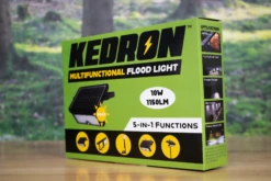 Kedron Solar Powered Multifunction LED Light 10W *NEW* -camping shop shopifySizedKedronMultiFunctionalBox